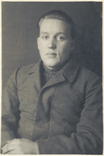 Portrait von Eugen Vogt als Soldat